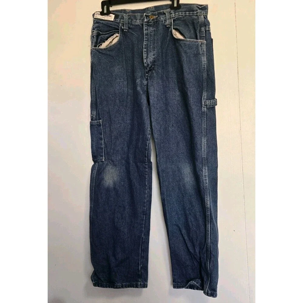 Bulwark FR Jeans Mens 34X31 Fire-Rated Carpenter PEJ8DW5 Work Workwear